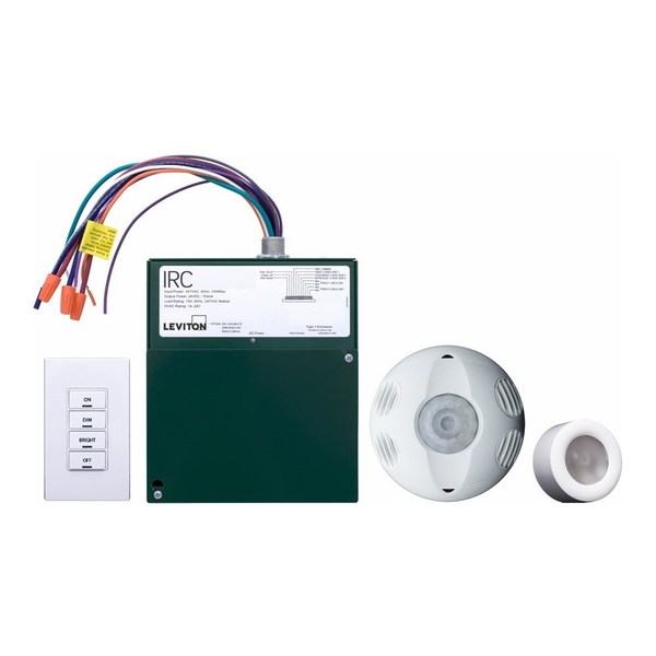 Leviton DIMMERS AND ACCESSORIES GN IRC DIM ROOM CTRL KIT 347V 2-ZONE RCD20-C02